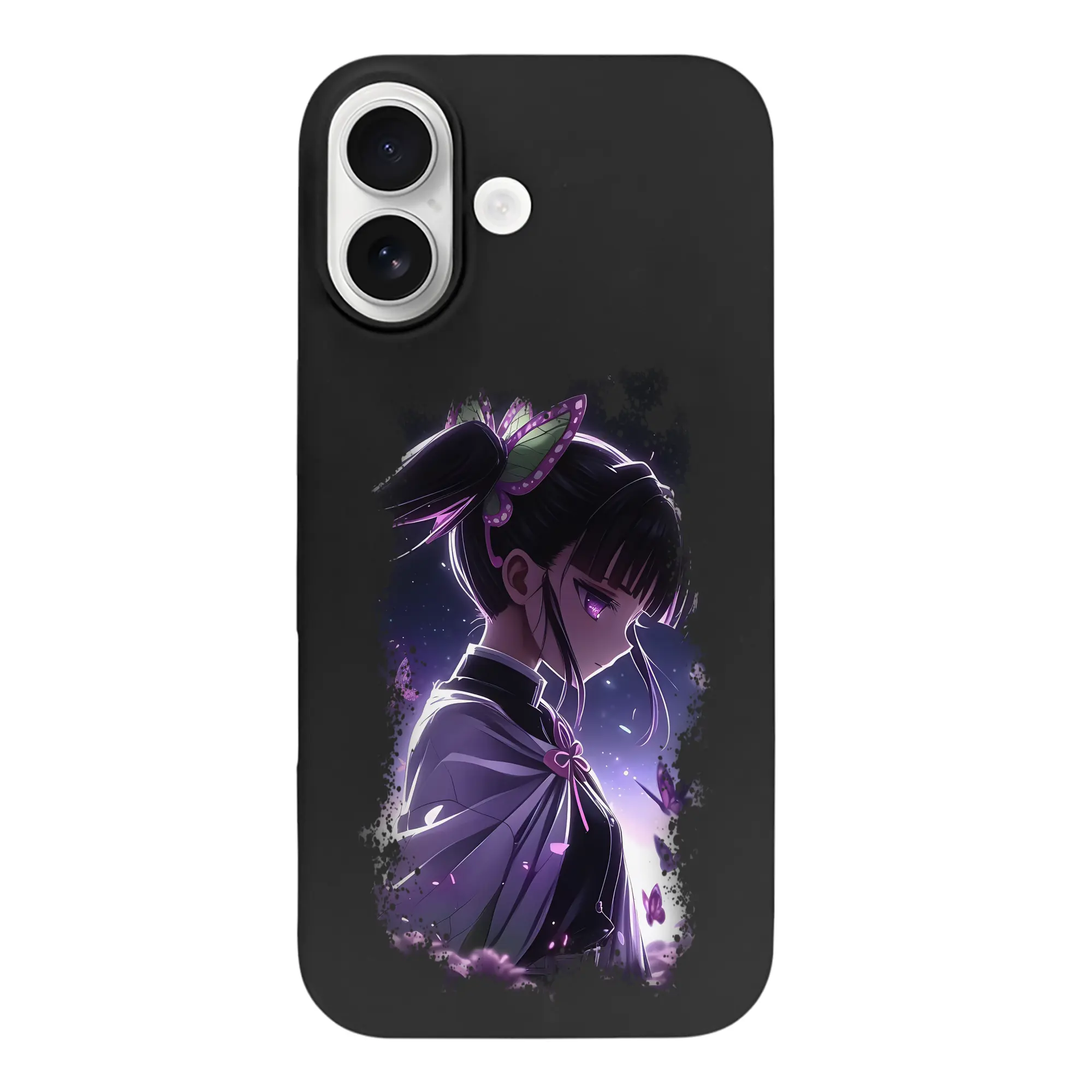 鬼滅の刃 グッズ,栗花落 カナヲ - iPhone 17 シリーズ シリコンケース 薄型 耐衝撃 指紋防止 ソフトタッチカバー 精密フィット 傷防止 保護ケース iPhone 17/17 Air/17 Pro/17 Pro Max 対応